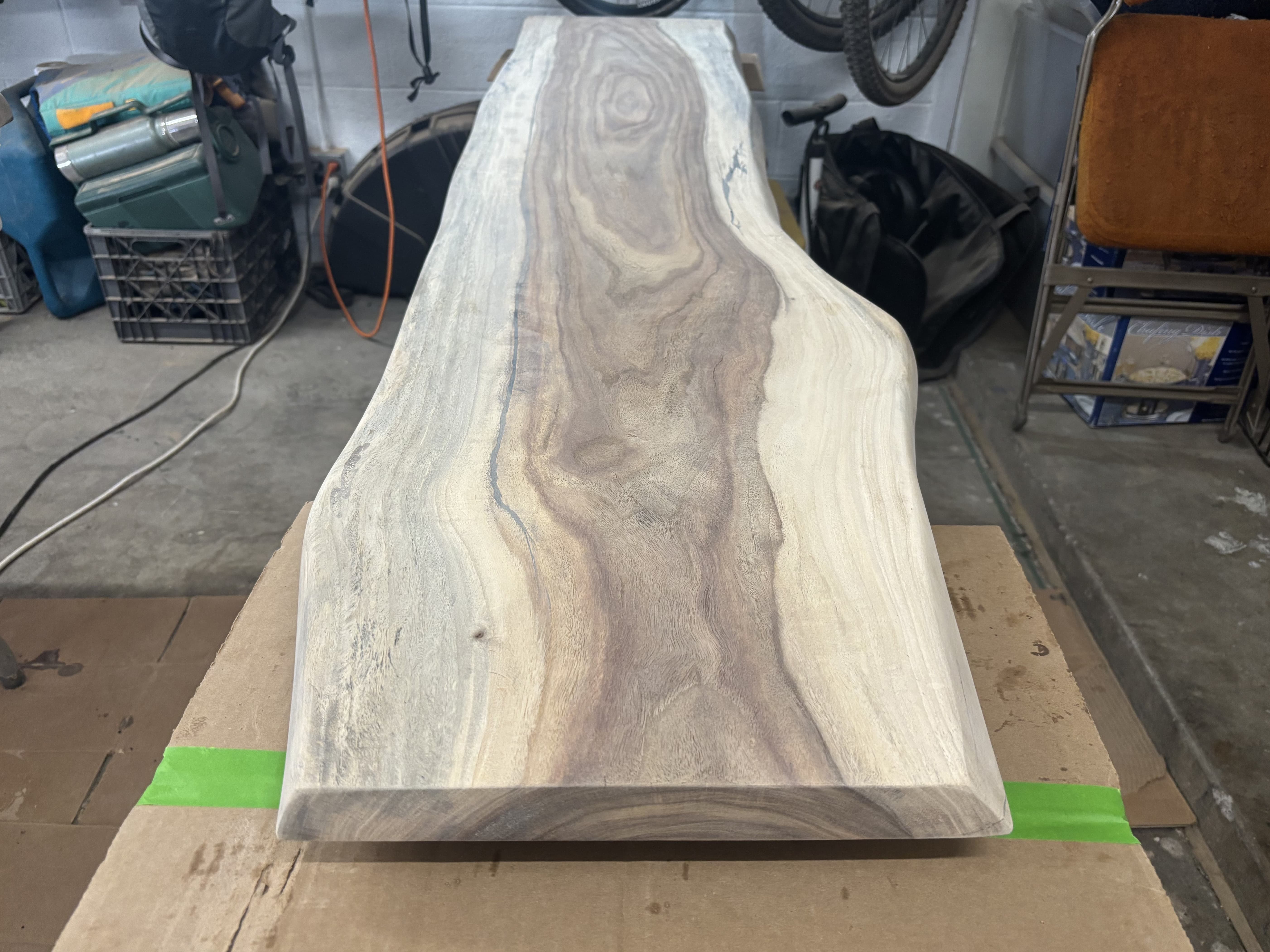 Surface after leveling