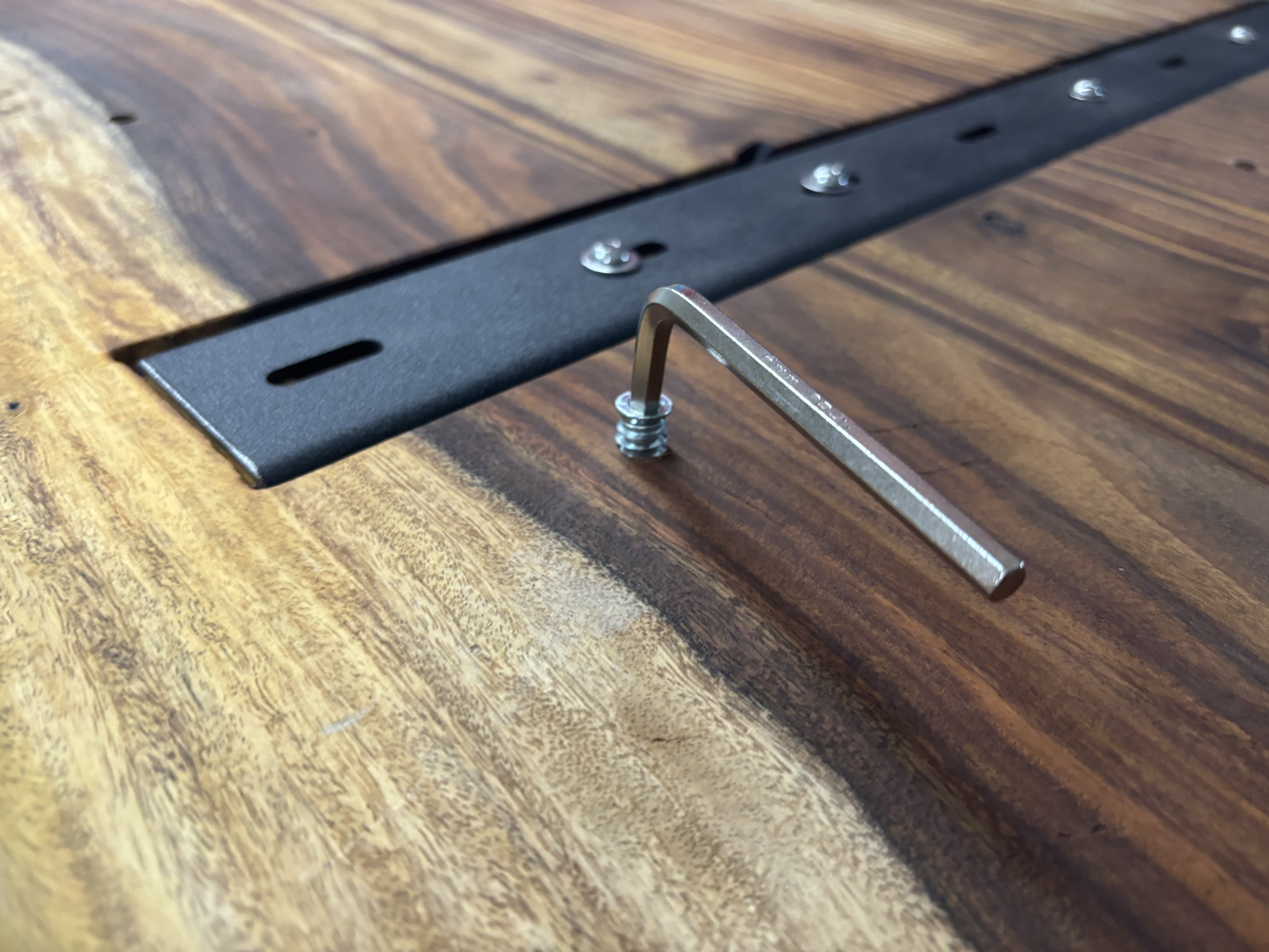 Threaded inserts and mounting hardware for the base